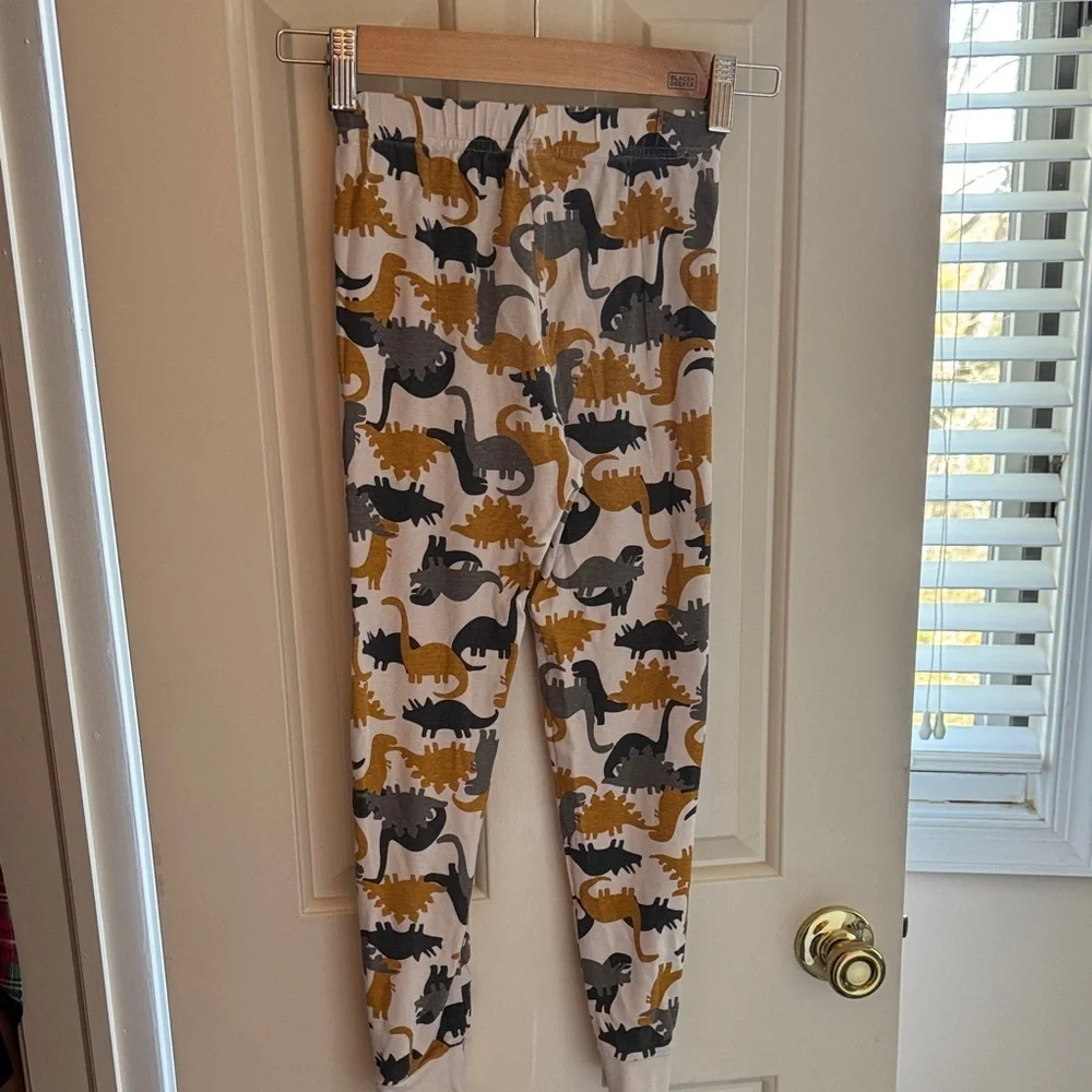 Petit Lem Dinosaur Print Kids Pajama Set